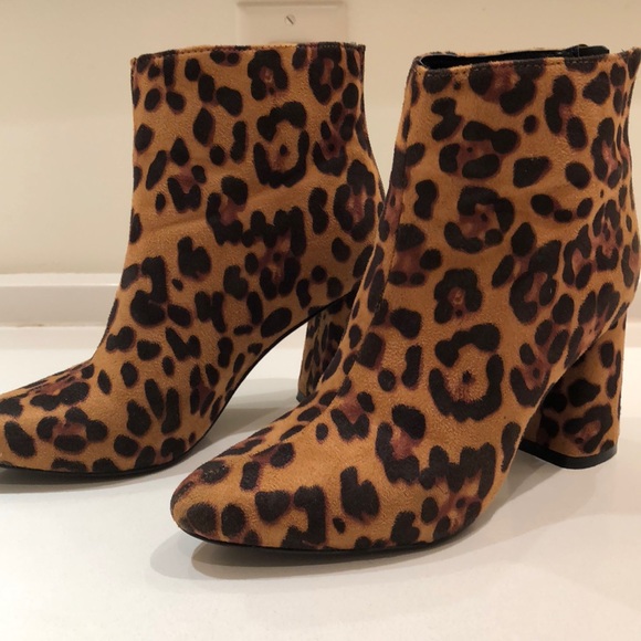 cheetah booties